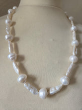 Freshwater pearl duo necklace 23"