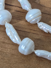 Freshwater pearl duo necklace 23"