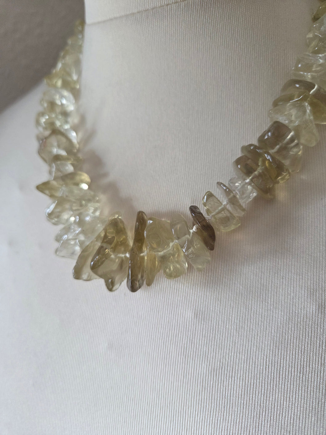 Graduated citrine necklace 18