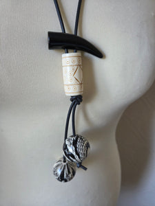 Rubber thong necklace 24"-38"