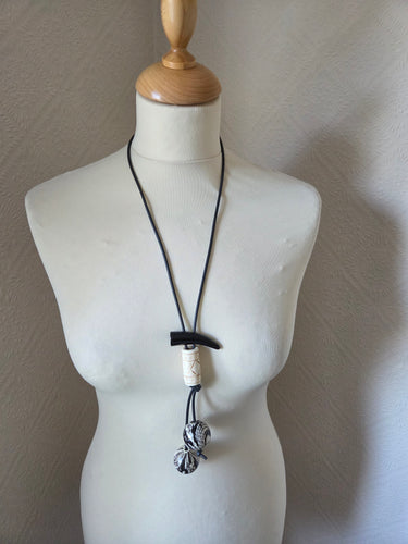 Rubber thong necklace 24