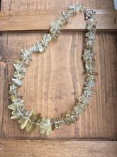 Graduated citrine necklace 18"