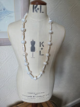 Freshwater pearl duo necklace 23"