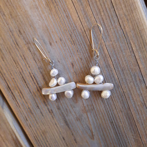 Freshwater pearl earrings